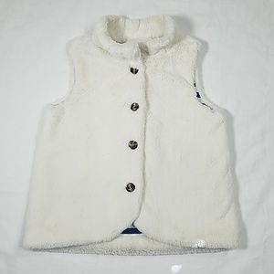 Hanna Anderson Girls Faux Fur Vest
